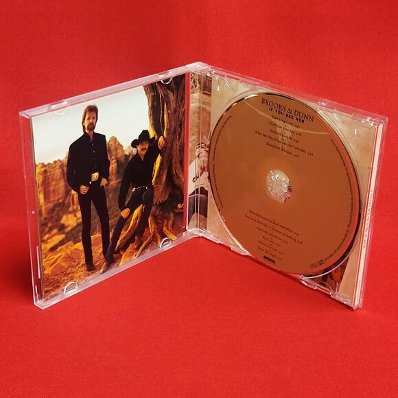 Brooks & Dunn If You See Her CD 1998 - Picture 5 of 8